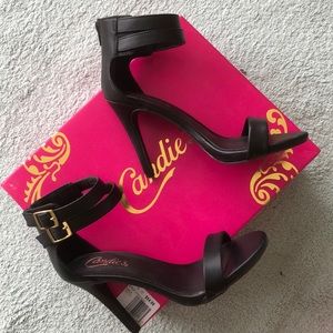 Candies black heels  Size 6.5